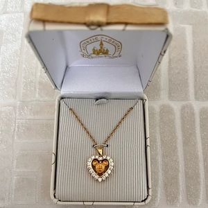 Gold Disney Mickey necklace